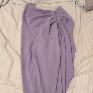 long purple skirt
